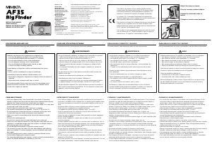 Manual de uso Minolta AF 35 Big Finder Cámara