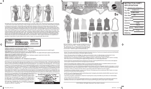Manual de uso Mattel X7893 Barbie Fashion Design Plates