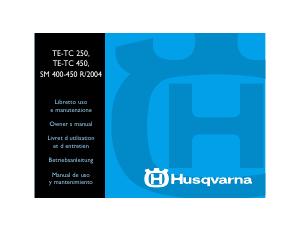 Manual de uso Husqvarna SM 400R (2004) Motocicleta