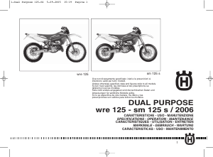 Manuale Husqvarna WRE 125 (2006) Motocicletta