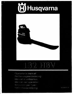 Manual Husqvarna 132HBV Leaf Blower