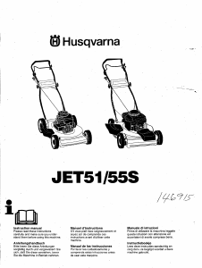 Manual de uso Husqvarna JET51 Cortacésped