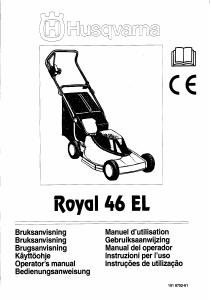 Bruksanvisning Husqvarna Royal 46EL Gressklipper