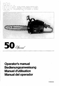 Manual Husqvarna 50 Special Chainsaw