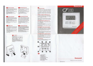 Manual de uso Honeywell CT200 Termostato