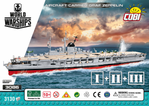 Bedienungsanleitung Cobi set 3086 World of Warships Graf Zeppelin