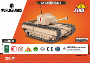 Instrukcja Cobi set 3064 World of Tanks Churchill I