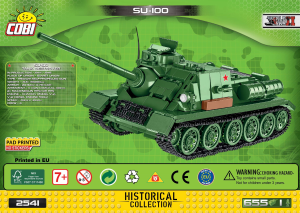 Használati útmutató Cobi set 2541 Small Army WWII SU-100