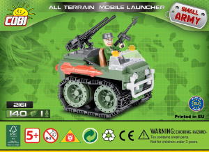 Bedienungsanleitung Cobi set 2161 Small Army All terrain mobile launcher