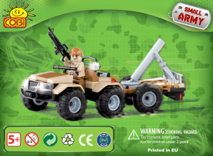 Bedienungsanleitung Cobi set 2224 Small Army ATV with mortar