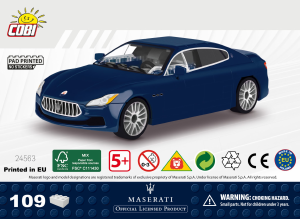 Vadovas Cobi set 24563 Maserati Quattroporte