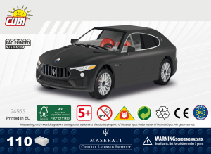 Kasutusjuhend Cobi set 24565 Maserati Levante Trofeo