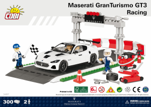 Mode d’emploi Cobi set 24567 Maserati GranTurismo GT3