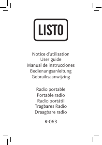 Handleiding Listo R-063 Radio