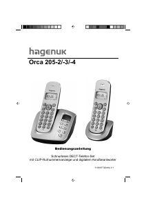 Bedienungsanleitung Hagenuk Orca 205-2 Schnurlose telefon
