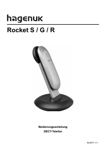 Bedienungsanleitung Hagenuk Rocket R Schnurlose telefon