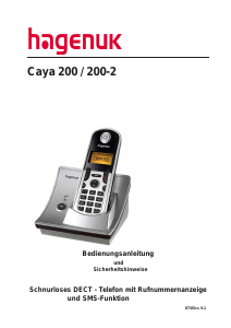 Bedienungsanleitung Hagenuk Caya 200 Schnurlose telefon