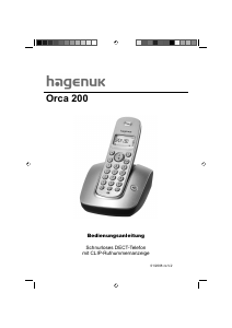 Bedienungsanleitung Hagenuk Orca 200 Schnurlose telefon