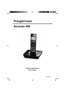 Bedienungsanleitung Hagenuk Accento 400 Schnurlose telefon