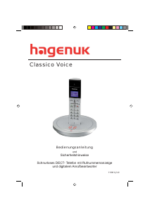 Bedienungsanleitung Hagenuk Classico Voice Schnurlose telefon