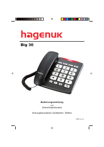 Bedienungsanleitung Hagenuk Big 30 Telefon