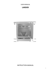 Manual de uso Hoover HBRUP 160 NK Refrigerador