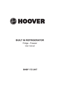 Handleiding Hoover BHBF 172 UKT Koel-vries combinatie