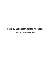 Manual Hoover HHSBSO 6174XWDK Fridge-Freezer