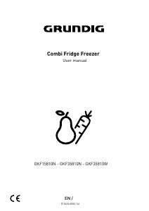 Manual Grundig GKF 15810 N Fridge-Freezer