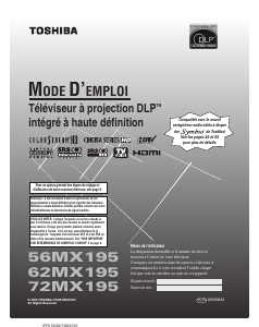 Mode d’emploi Toshiba 72MX195 Téléviseur