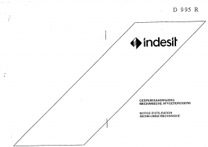 Handleiding Indesit D 995 R Wasdroger