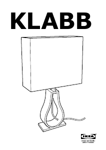 Mode d’emploi IKEA KLABB (Desk) Lampe