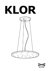 Instrukcja IKEA KLOR Lampa