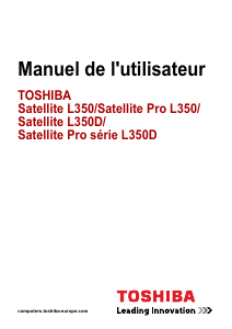 Mode d’emploi Toshiba Satellite L350 Ordinateur portable