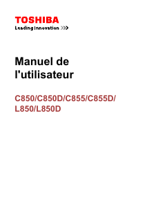 Mode d’emploi Toshiba Satellite C855-26X Ordinateur portable