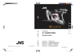 Mode d’emploi JVC LT-42WX70EU Moniteur LCD