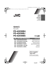 Mode d’emploi JVC PD-42X50BS Téléviseur plasma