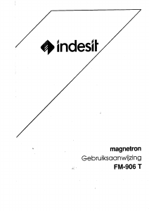 Handleiding Indesit FM 906 T Magnetron