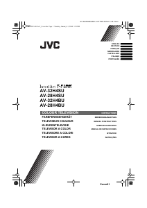 Mode d’emploi JVC AV-28H4BU Téléviseur