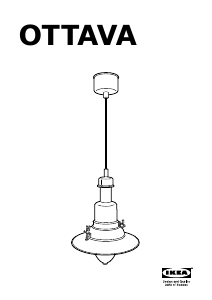 Manual IKEA OTTAVA Lampă