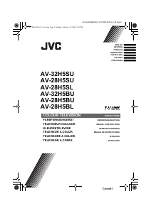 Mode d’emploi JVC AV-28H5BU Téléviseur