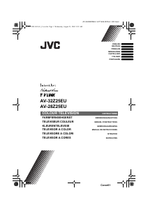 Mode d’emploi JVC AV-32Z25EU Téléviseur
