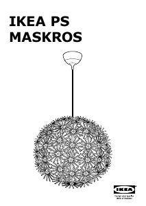 Kullanım kılavuzu IKEA PS MASKROS Lamba