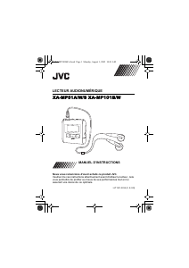 Mode d’emploi JVC XA-MP101W Lecteur Mp3