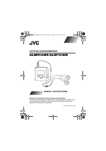 Mode d’emploi JVC XA-MP51W Lecteur Mp3