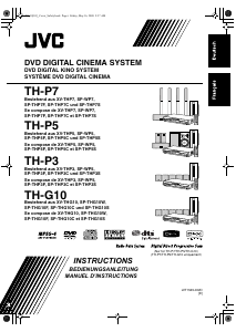 Mode d’emploi JVC TH-P7E Système home cinéma
