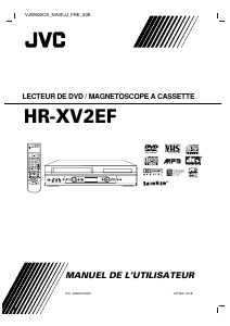 Mode d’emploi JVC HR-XV2EF Combi DVD-vidéo