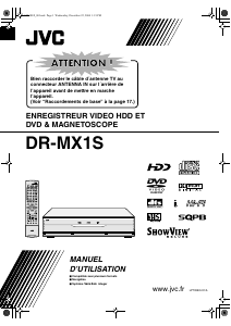 Mode d’emploi JVC DR-MX1S Combi DVD-vidéo