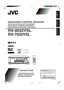 Mode d’emploi JVC RX-8032VSL Récepteur