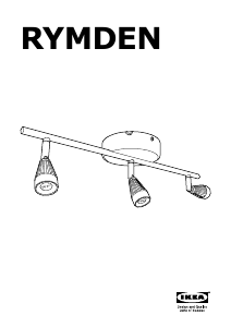 Használati útmutató IKEA RYMDEN Lámpa
